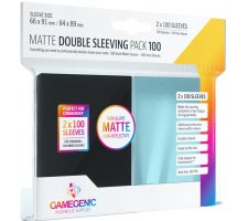 Gamegenic Matte Sleeves Double Sleeving Pack (100 stuks)
