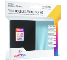 Gamegenic Prime Sleeves Double Sleeving Pack (100 stuks)
