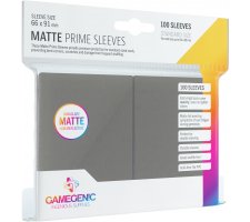 Gamegenic Sleeves Matte Prime Dark Gray (100 stuks)
