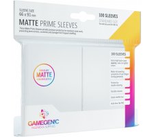Gamegenic Sleeves Matte Prime White (100 stuks)