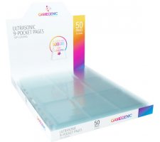 Gamegenic Ultrasonic 9-Pocket Toploading Pages (50 stuks)