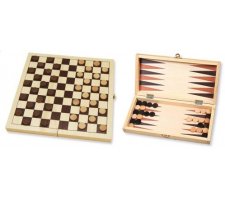 Dammen / Backgammon (NL/EN/FR/DE)