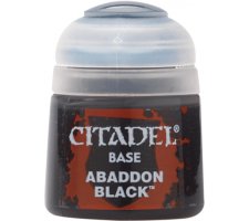 Citadel Base Paint: Abaddon Black (12ml)