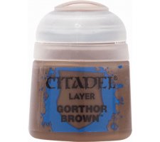 Citadel Layer Paint: Gorthor Brown (12ml)