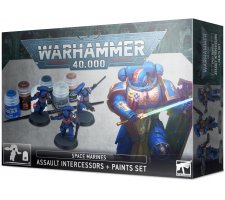 Warhammer 40K - Space Marines: Assault Intercessors & Paint Set