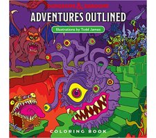 Dungeons & Dragons: Adventures Outlined - Coloring Book (EN)