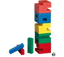 Vallende Toren (Jenga): Kleur (NL/EN/FR/DE)