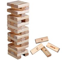 Vallende Tower (Jenga): Action (NL/EN/FR/DE)