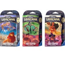 Disney Lorcana - The First Chapter Starter Deck (set of 3 including 3 boosters)