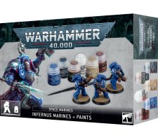 Warhammer 40K - Space Marines: Infernus Marines & Paint Set