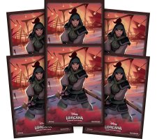 Disney Lorcana - Rise of the Floodborn Card Sleeves: Mulan (65 pieces)