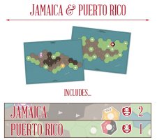 Age of Steam Deluxe: Jamaica & Puerto Rico (Promo Maps) (EN)