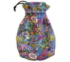 Q-Workshop - Full Art Dice Pouch: Graffiti