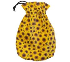 Q-Workshop - Full Art Dice Pouch: Sunflower