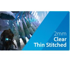 Custom Playmat 2mm Clear Thin Stitched