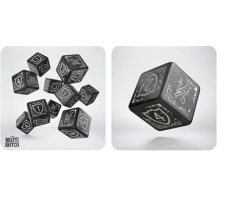 Q-Workshop - Game of Thrones D6 Dice Set: Night's Watch (10 stuks)