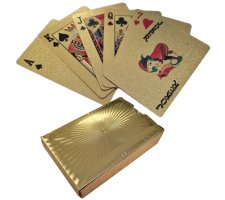 Speelkaarten: Goud (100% Kunststof)