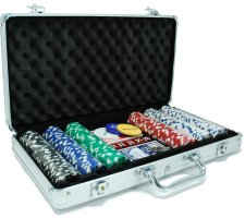 Texas Hold'em: Deluxe Poker Chip Set (300 chips)