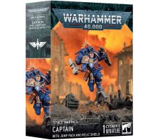 Warhammer 40K - Space Marines: Captain with Jump Pack & Relic Shield