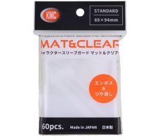 KMC - Standard Sleeves Character Guard: Matte and Clear (60 stuks)
