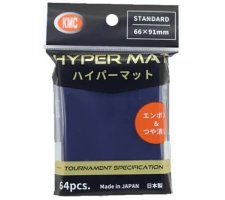KMC - Standard Sleeves Hyper Matte: Blue (64 stuks)