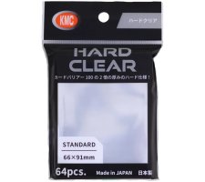 KMC - Standard Sleeves: Hard Clear (64 stuks)