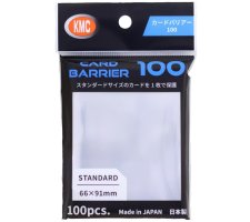 KMC - Standard Sleeves: Card Barrier (100 stuks)