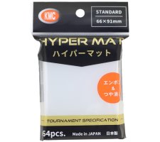KMC - Standard Sleeves: Hyper Mat Clear (64 stuks)