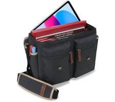 ENHANCE Dungeons and Dragons Stylish RPG Player's Messenger Bag Designer Edition: Black