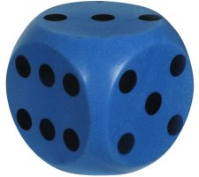 Die Foam Rubber: Blue/Black