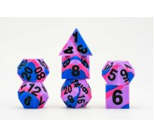 Fanroll - Dice Set Gaymers Pride: Bisexual Flag (7 stuks)