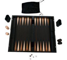 Wooden Folding Backgammon Set