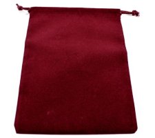 Chessex - Dice Bag Suede: Burgundy 