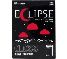 Eclipse Gloss Enhanced Deck Protectors: Apple Red (105 pieces)