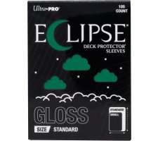 Eclipse Gloss Enhanced Deck Protectors: Forest Green (105 pieces)
