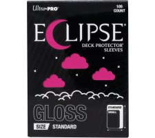 Eclipse Gloss Enhanced Deck Protectors: Hot Pink (105 pieces)