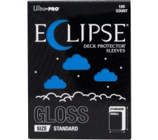 Eclipse Gloss Enhanced Deck Protectors: Pacific Blue (105 pieces)