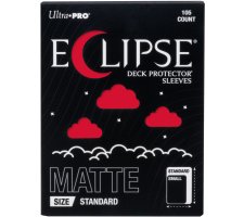 Eclipse Matte Enhanced Deck Protectors: Apple Red (105 pieces)