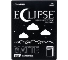 Eclipse Matte Enhanced Deck Protectors: Arctic White (105 pieces)