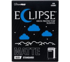 Eclipse Matte Enhanced Deck Protectors: Pacific Blue (105 pieces)