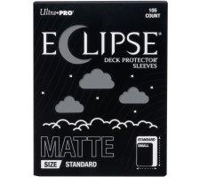 Eclipse Matte Enhanced Deck Protectors: Smoke Gray (105 pieces)