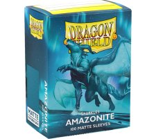 Dragon Shield Matte Sparkles Sleeves: Amazonite (100 stuks)
