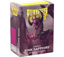 Dragon Shield Matte Sparkles Sleeves: Pink Sapphire (100 stuks)
