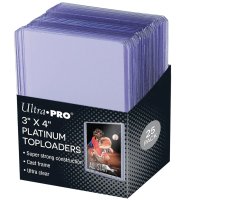 Ultra Pro - Platinum Toploaders: Clear (25 stuks)