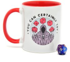 Glassstaff - Mug & Dice Gift Set: You Can Certainly Try