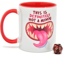 Glassstaff - Mug & Dice Gift Set: Not a Mimic