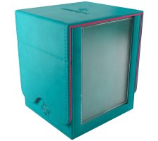 Gamegenic - Squire Plus 100+ XL Convertible Deckbox: Teal/Pink
