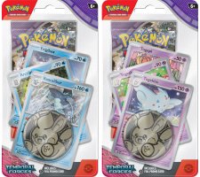 Pokemon scarlet & violet temporal forces premium checklane blister (set of 2)