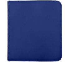 Vivid Pro 12 Pocket Zippered Binder: Blue