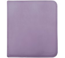 Vivid Pro 12 Pocket Zippered Binder: Purple